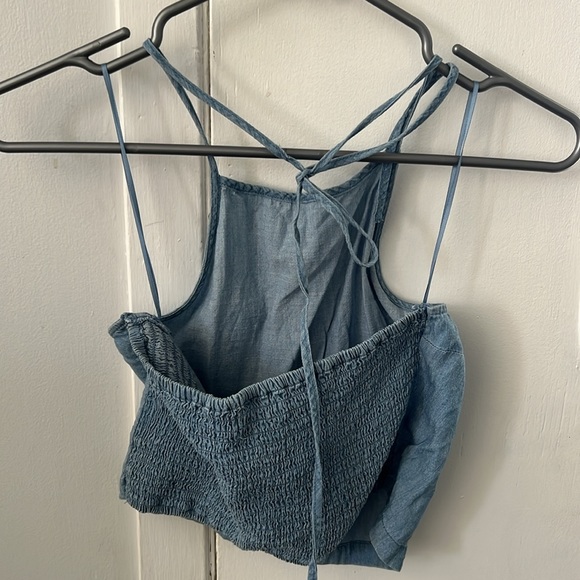 Hollister jean halter top. - Picture 2 of 3